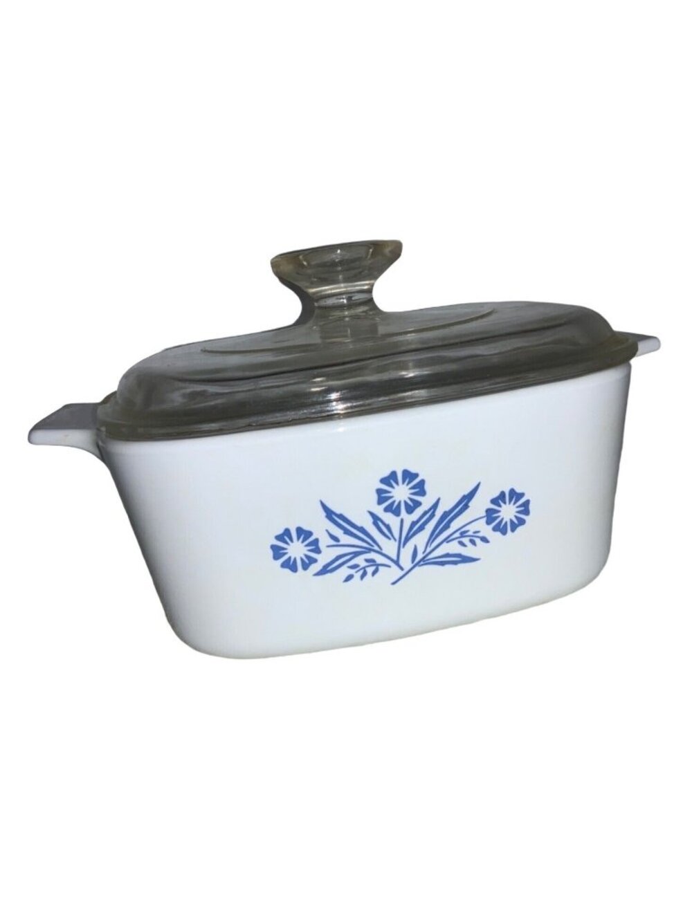 Vintage Corning Ware BLUE CORNFLOWER CASSEROLE 1.5 LITER w/ Lid A -1 1/2 -B